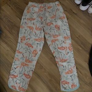 flamingo pj pants